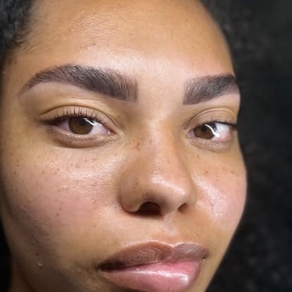 Radiant, glowing skin after a customized facial